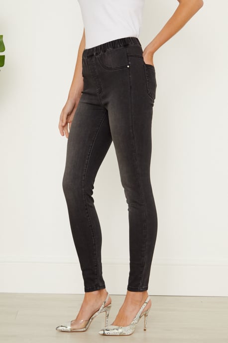 Charcoal Grey Stretch Jeggings