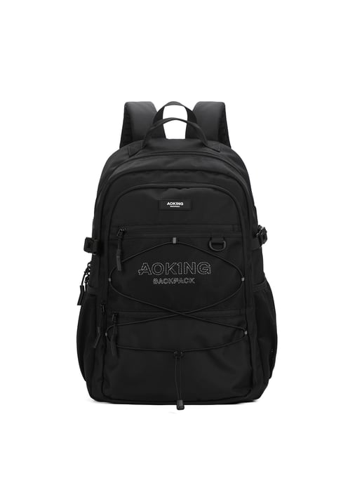Aoking Backpack Unisex BLACK - Image 1
