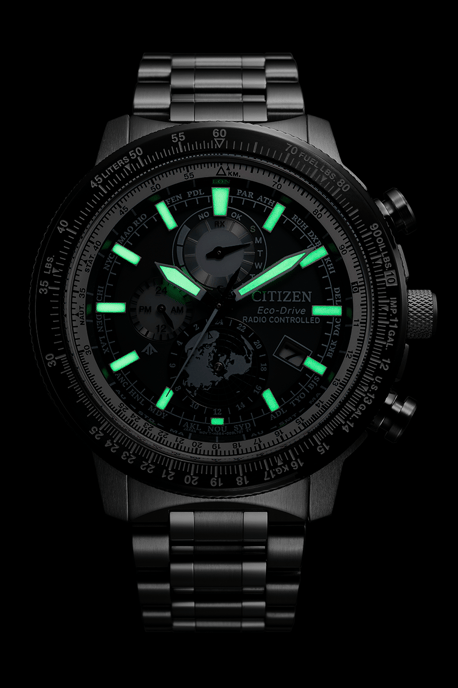 Citizen Promaster Geo Trekker Men's Silver Watch BY3006-53H - Image 4