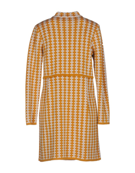 El La� Lago Di Como Ochre Merino Wool Double Breasted Coat