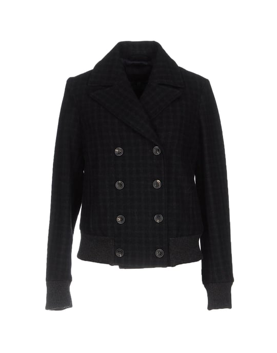 Siviglia Dark Blue Wool Double Breasted Jacket