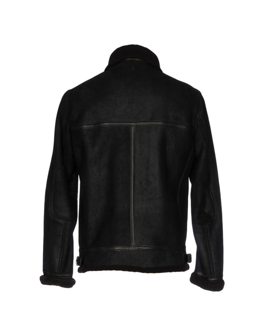 Dondup Black Lambskin Jacket