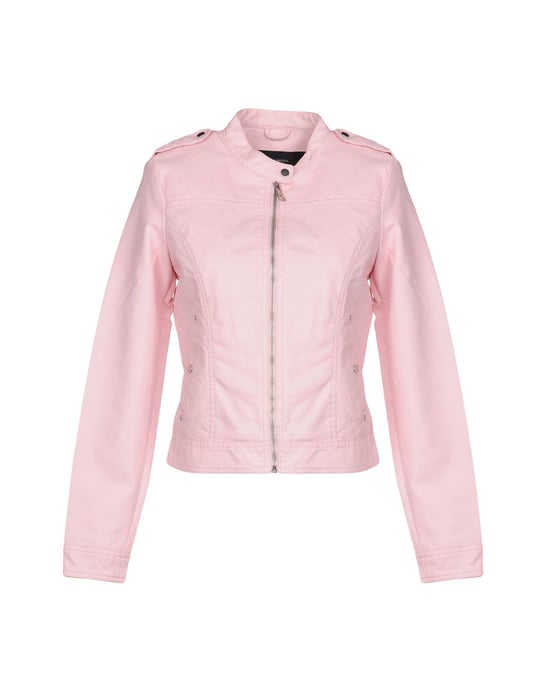 Vero Moda Pink Faux Leather Jacket