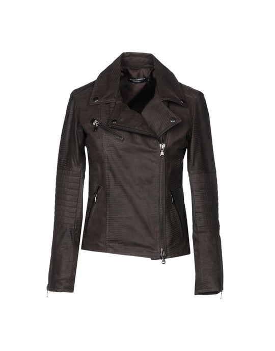 Coat & Jackets Street Leathers Dark Brown Women's Leather