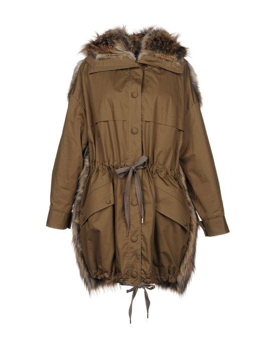 Stella McCartney Military Green Cotton Parka Jacket