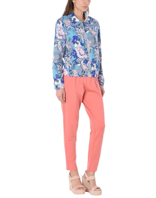 Essentiel Antwerp Turquoise Floral Design Jacket
