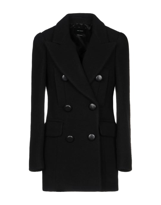 Isabel Marant Black Virgin Wool Double Breasted Jacket