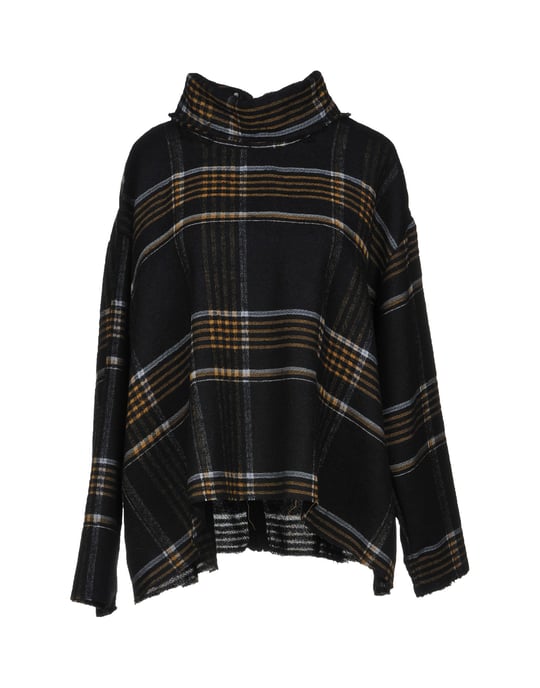 Haikure Black Plaid Cotton Jacket