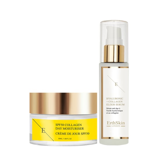 SPF 50 Collagen Day Cream 50ml + Hydroacid & Collagen Serum - 60ml - Image 1