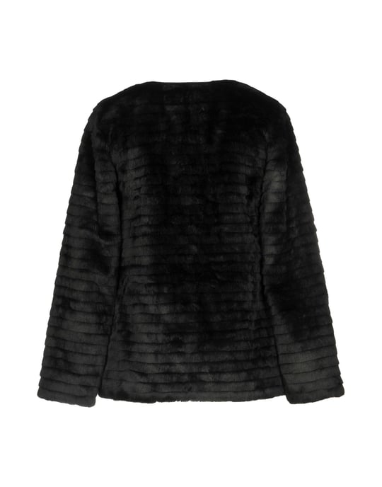 Silvian Heach Black Faux Fur Jacket