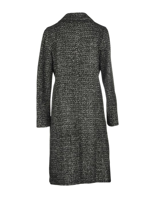 Calvin Klein Jeans Black Double Breasted Overcoat
