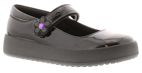 Buckle My Shoe Girls Shoes School Younger Girls Chunk black