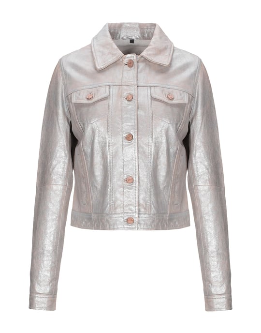 Coat & Jackets Freaky Nation Silver Women's Leather