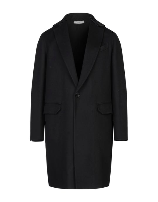 Bally Black Virgin Wool Overcoat