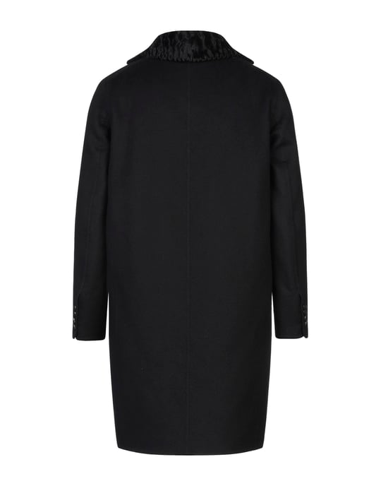 Bally Black Virgin Wool Overcoat
