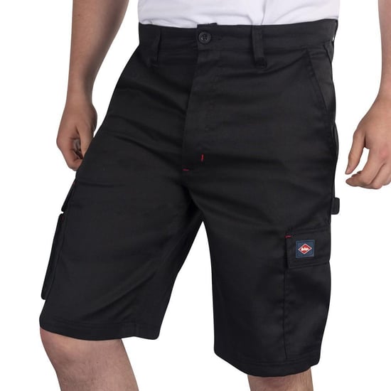 Lee Cooper Mens Classic Cargo Shorts (Black) - Image 1