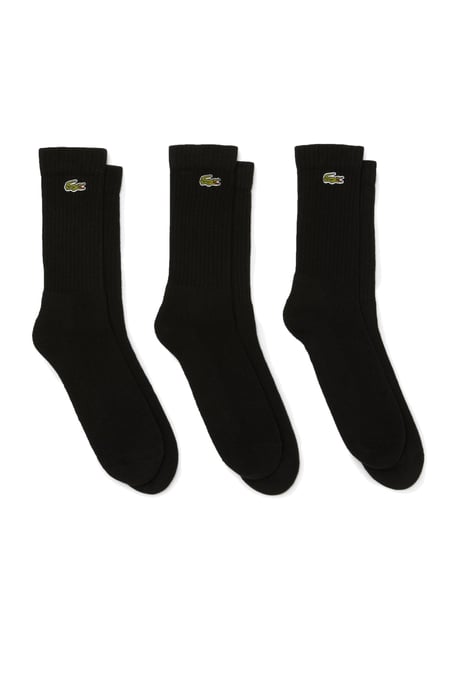 Lacoste 3 Pack Unisex SPORT High-Cut Socks - Image 1