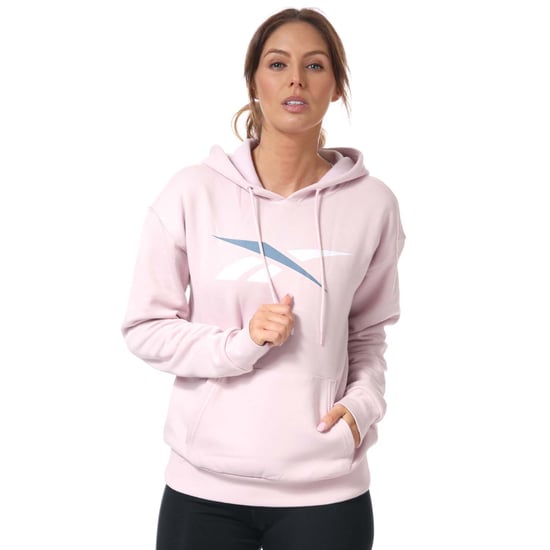 Women's Reebok Training Essentials Vector Hoody in Berry