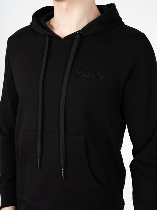 Iceberg Sweatshirt Hoodie Men's Black - Image 5