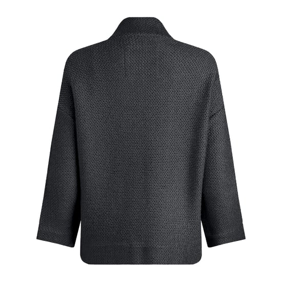 Weird Fish Dames/Dames Santosh Macaroni Cropped Vest (Marine) - Image 2