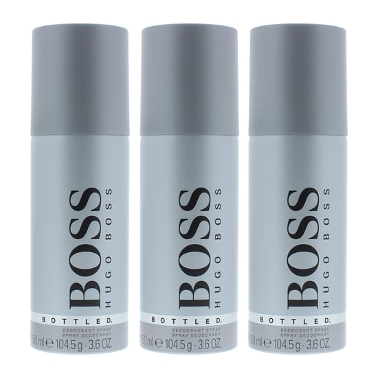 Hugo Boss Bottled Deodorant Spray 150ml x 3