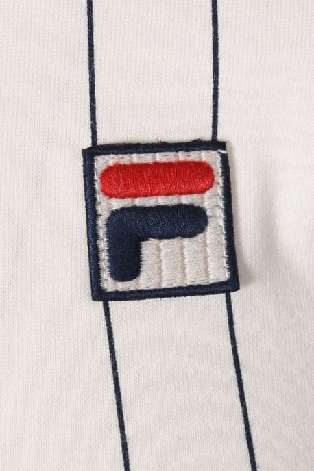 Fred Perry Classic Vintage Gestreepte Polo Shirt Whisper White/ Peacoat Chinees - Image 3