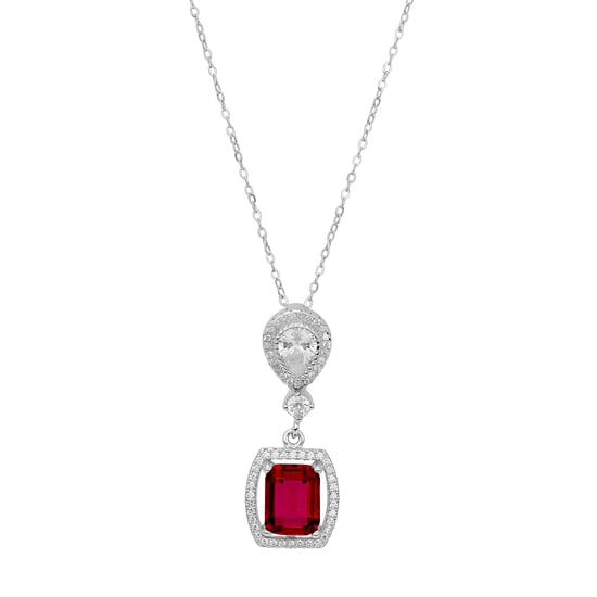 Orphelia 'Enora' Dames 925 Sterling Zilveren Set: Halsketting + Oorbellen + Ring - Zilver SET-7426/RU - Image 4