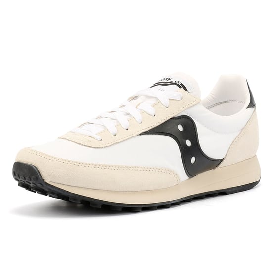 Saucony Trainer 80 Suede Wit/Zwart Trainers - Image 3