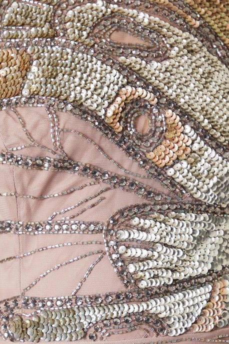 Premium Hand Embellished Maxi Dress