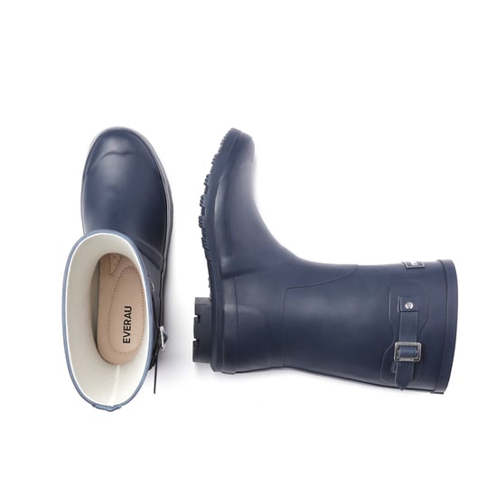EVER AU Women Penguin Mid-Calf Gumboots - Navy
