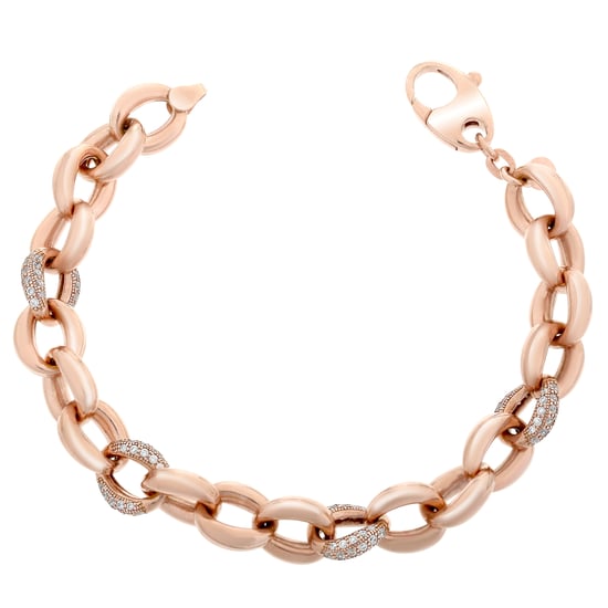 Orphelia Dames 925 Sterling Zilveren Armband - Roze ZA-7175/RG - Image 1