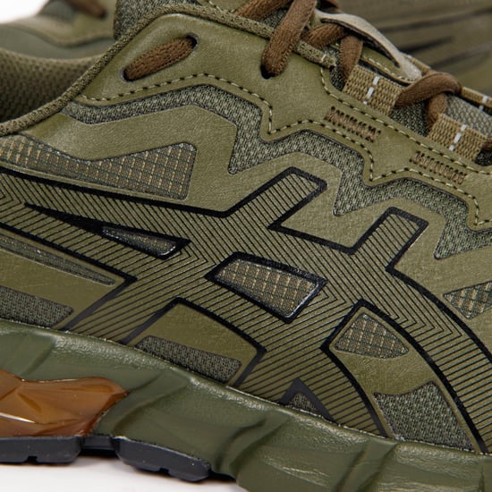 Asics Gel-Quantum 90 Mens Green Trainers - Image 5