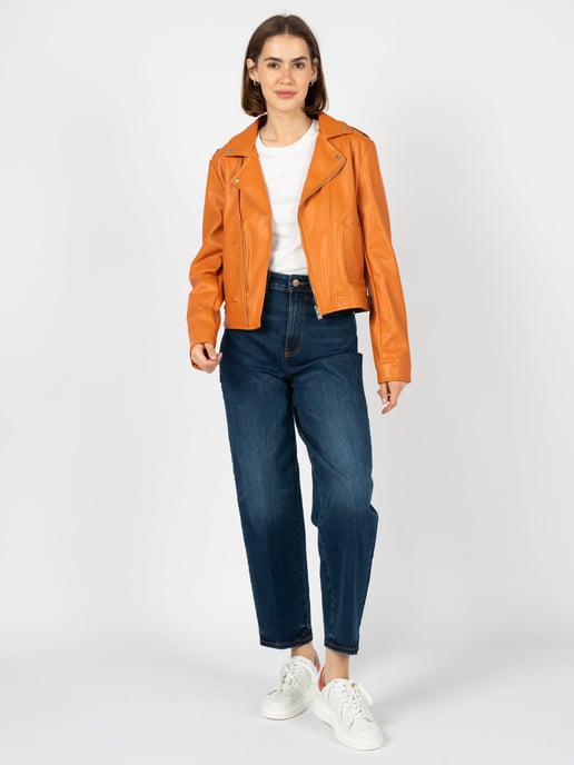 Silvian Heach Jacket Woman's Orange - Image 5