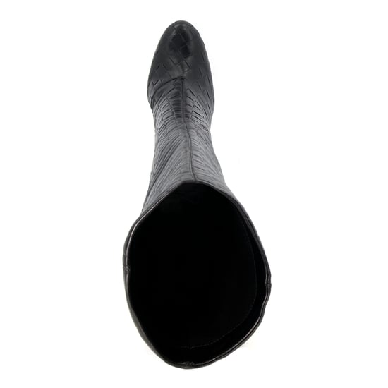 Dune Ladies Sonoma - Woven-Leather Knee-High Boots