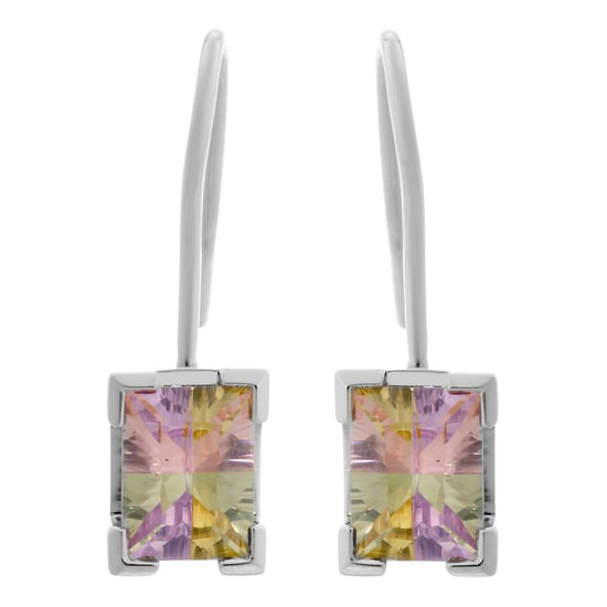 Orphelia Dames 925 Sterling Zilveren Dangle Oorbellen - Zilver CC-46 - Image 3