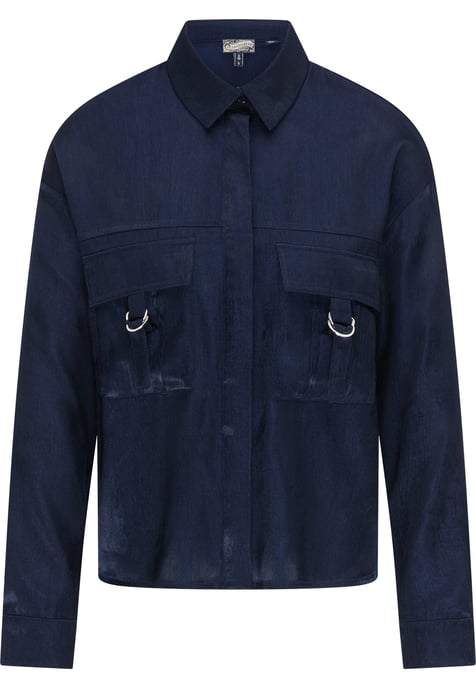 Dreimaster Blouse Dames marine - Image 1