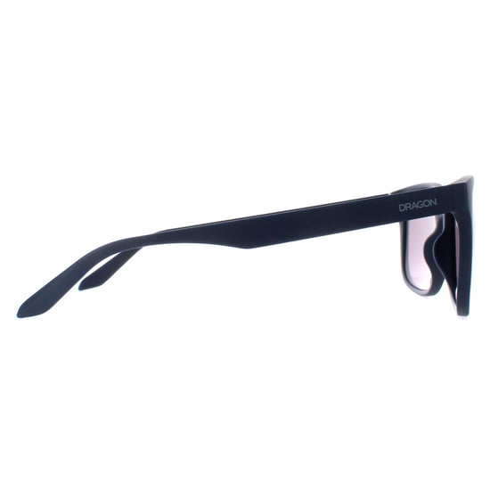Dragon Rectangle Mens Matte Navy Lumalens Smoke Eden