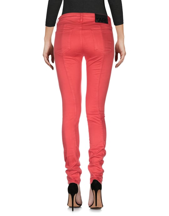 Karl Lagerfeld Coral Cotton Skinny Jeans