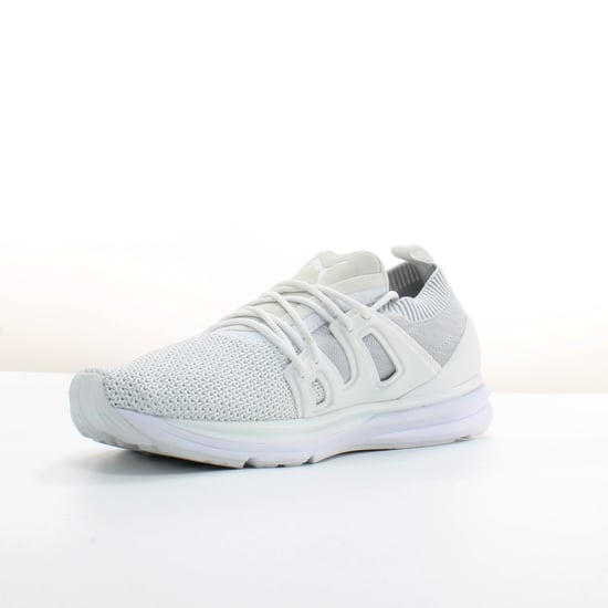 Puma B.O.G EvoKnit White Textile Mens Lace Up Trainers 363669 02