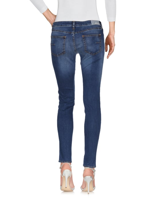 Mauro Grifoni Blue Cotton Skinny Jeans
