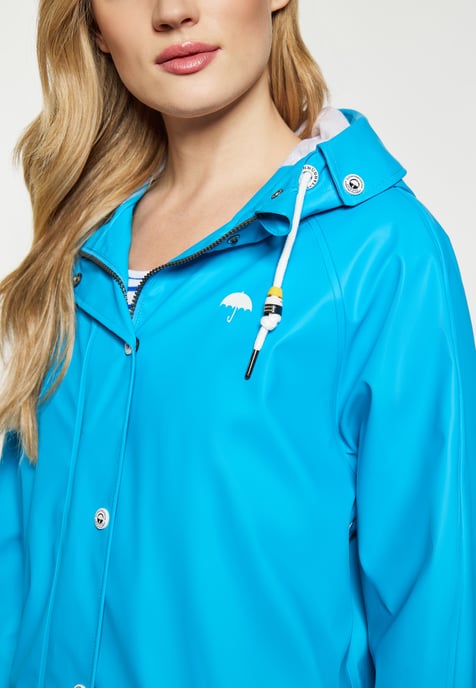 Schmuddelwedda Mackintosh Dames Cyaan blauw - Image 5