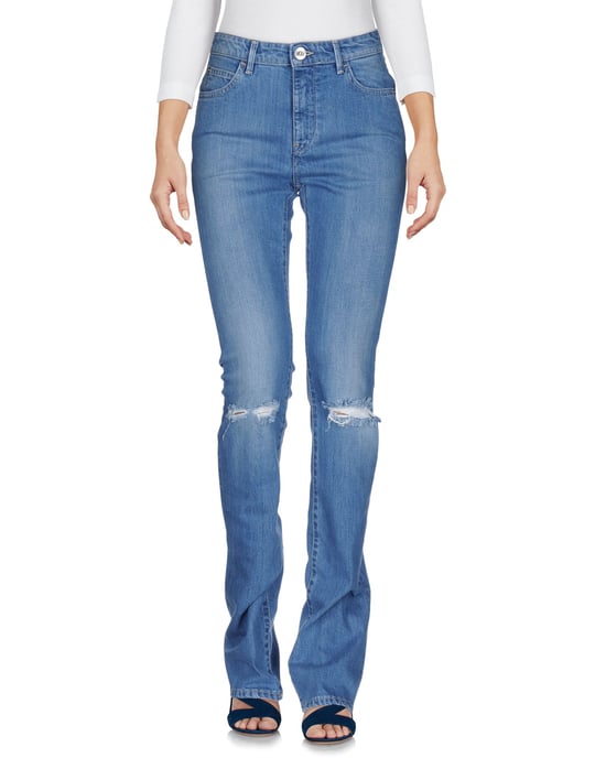 Haikure Blue Organic Cotton Bootcut Jeans