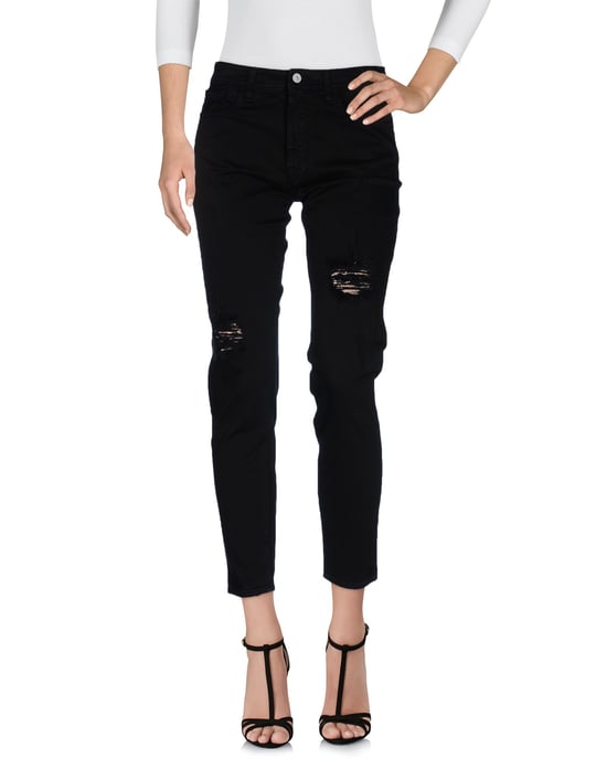 Cycle Black Cotton Jeans