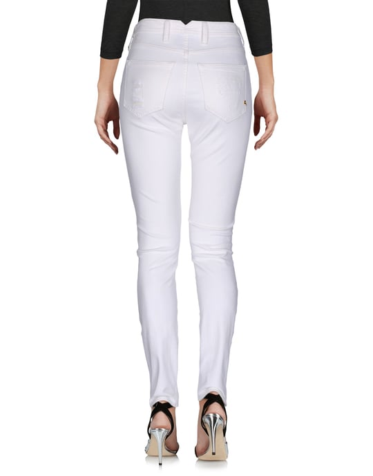 Cycle White Cotton Skinny Jeans