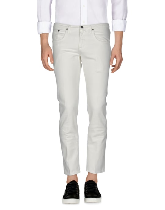 (+) People White Cotton Jeans