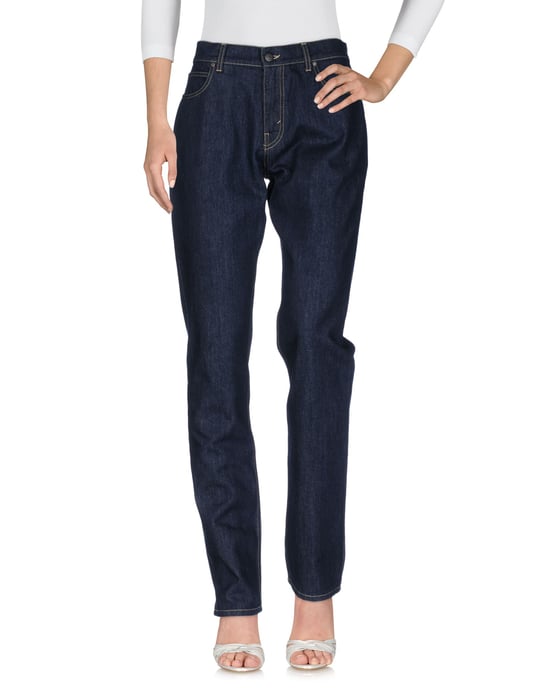 Stella McCartney Blue Cotton Dark Wash Slim Fit Jeans