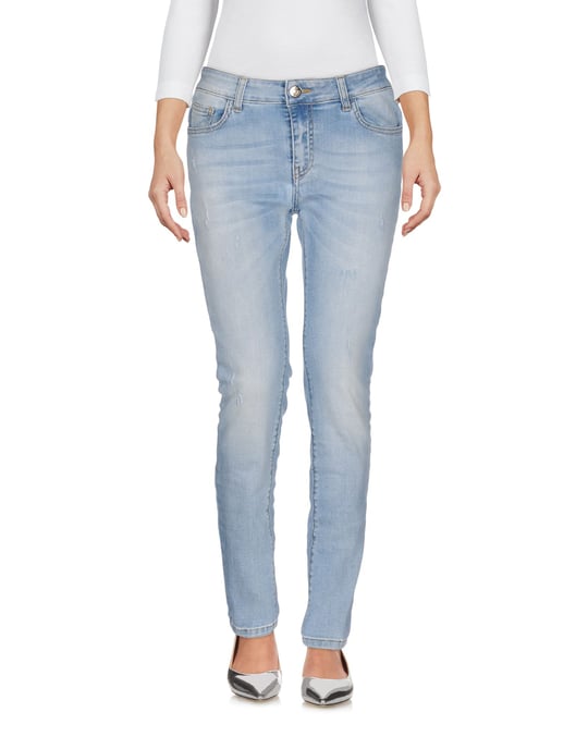 Atos Lombardini Blue Cotton Light Wash Jeans