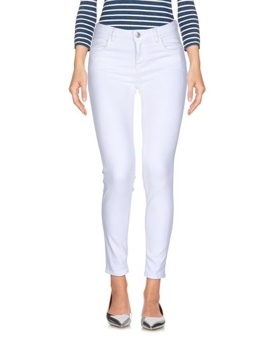 Haikure White Cotton Skinny Jeans