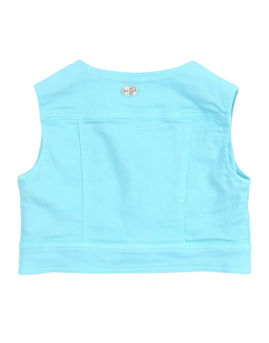 DENIM Ki6? Pretty Turquoise Girl Cotton