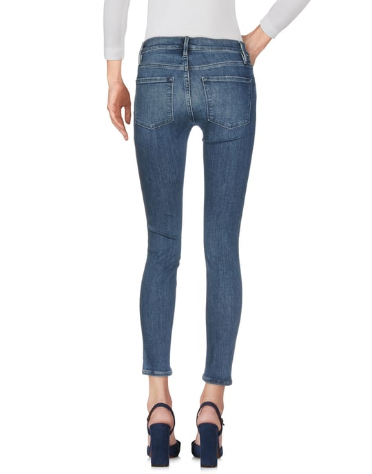 Frame Blue Cotton Pantaloni jeans